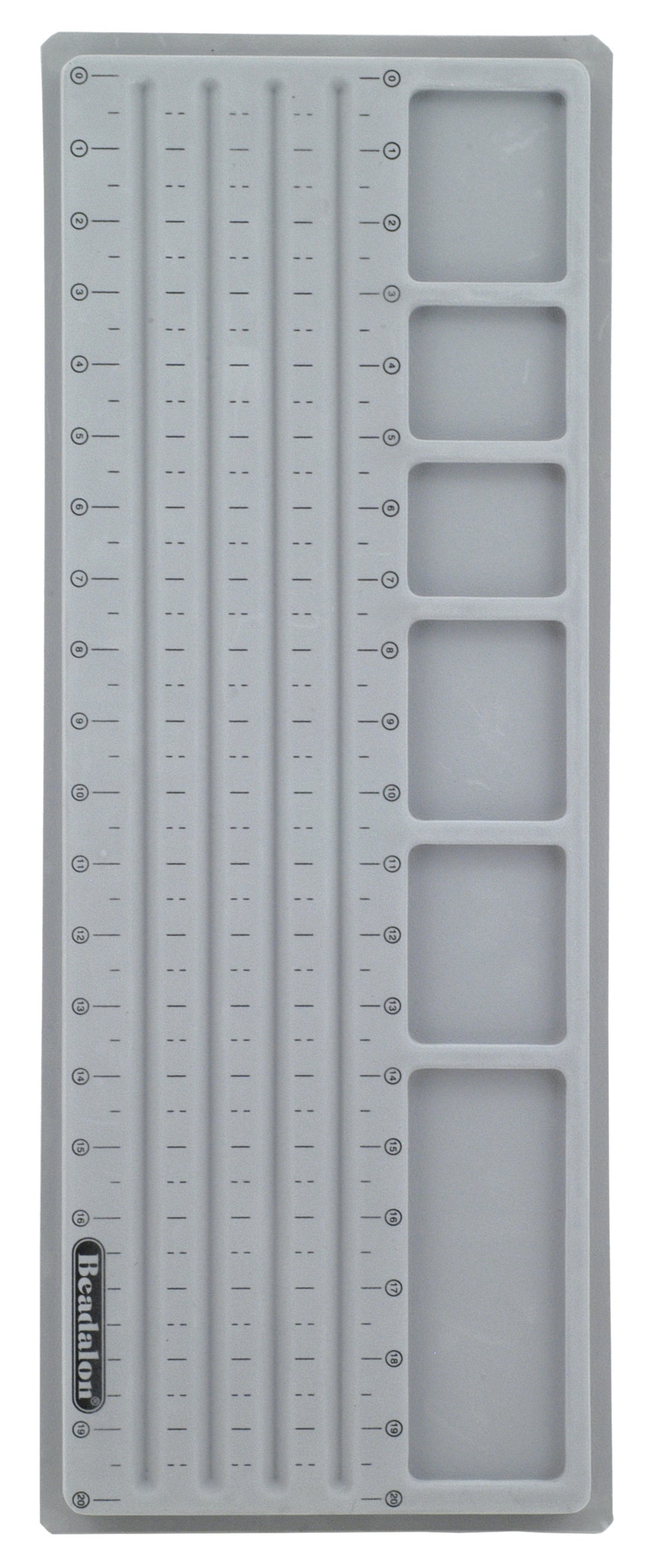 Gerades Kettenaufreihtablett mit Vertiefungen 53 x 20 cm